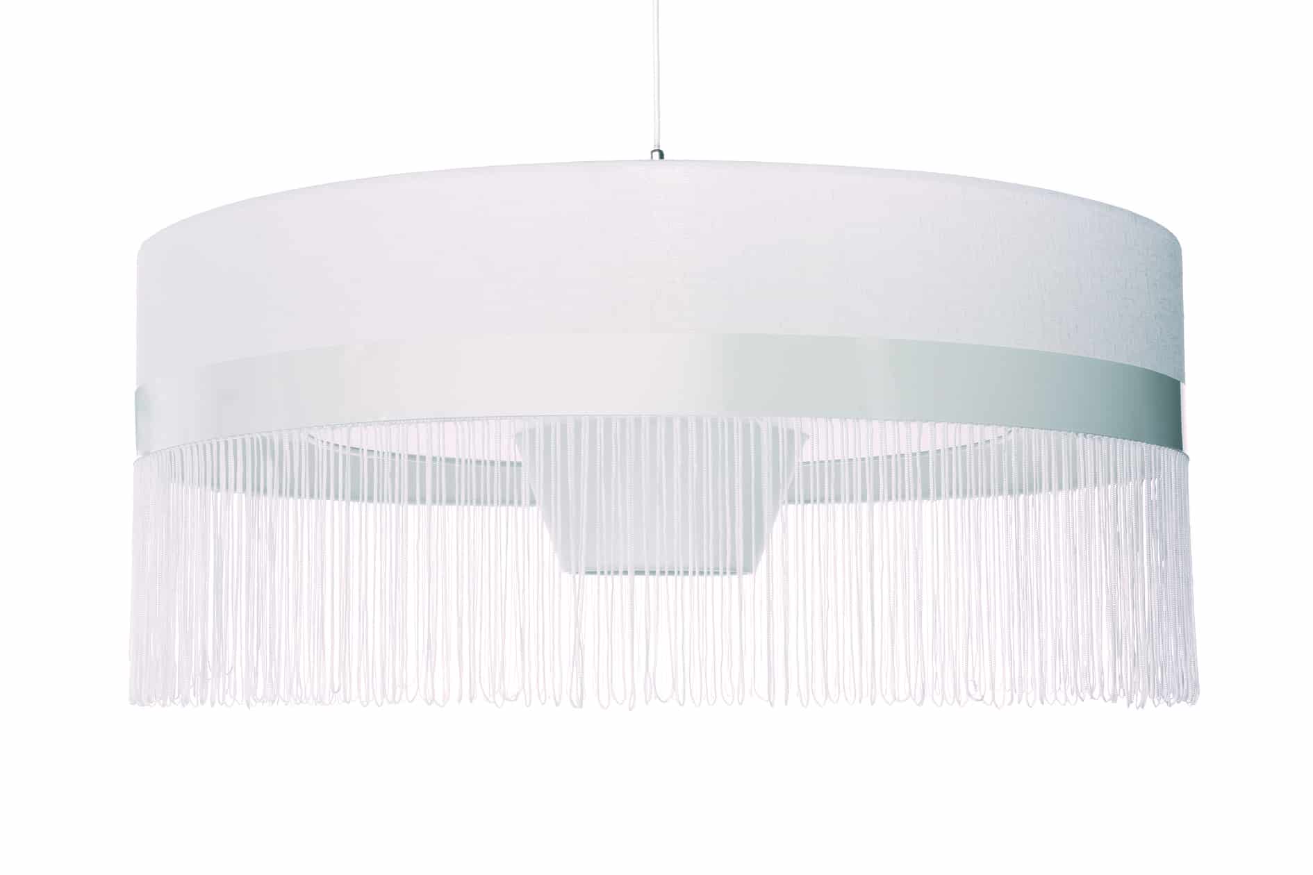 Fringe lampshade by Moooi is perfect for burlesque interiors