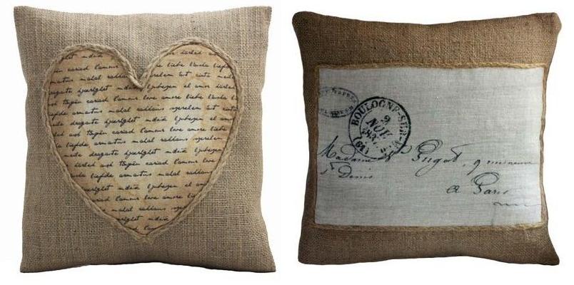 Industrial Chic Linen Cushion Covers by Betsy Jarvis