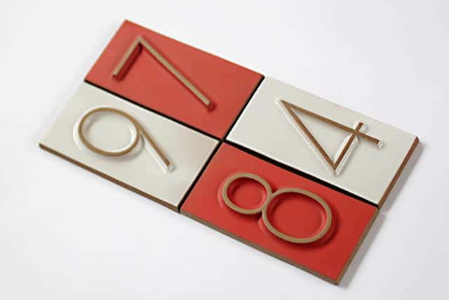 Heath House Numbers in Neutra font Heath House Numbers in Neutra font