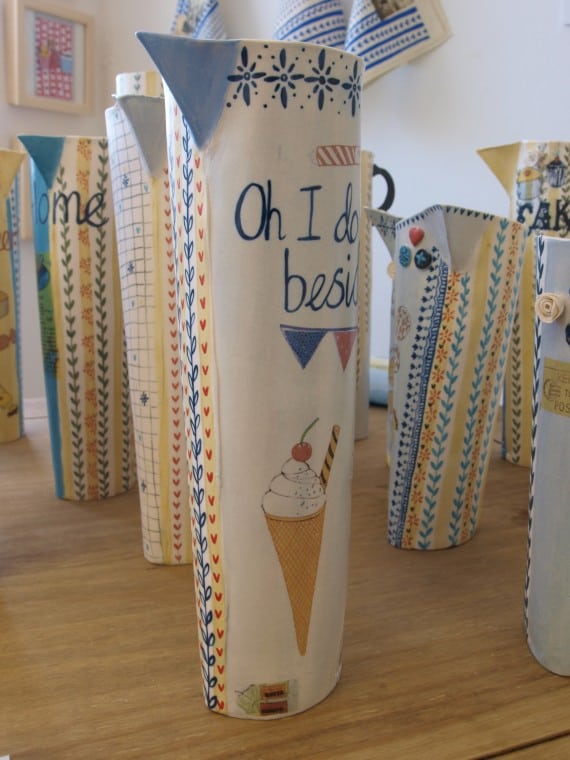 Porcelain jug by Katie Almond