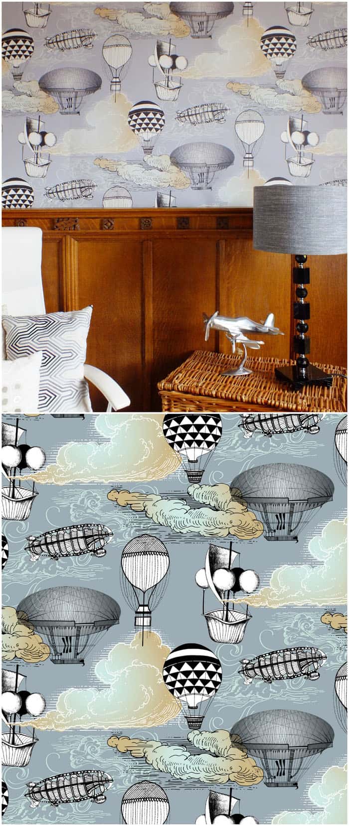 Aeronaut Wallpaper by Kate Usher