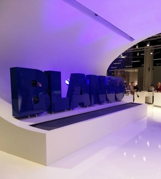 Blanco's stand at imm Cologne 2013