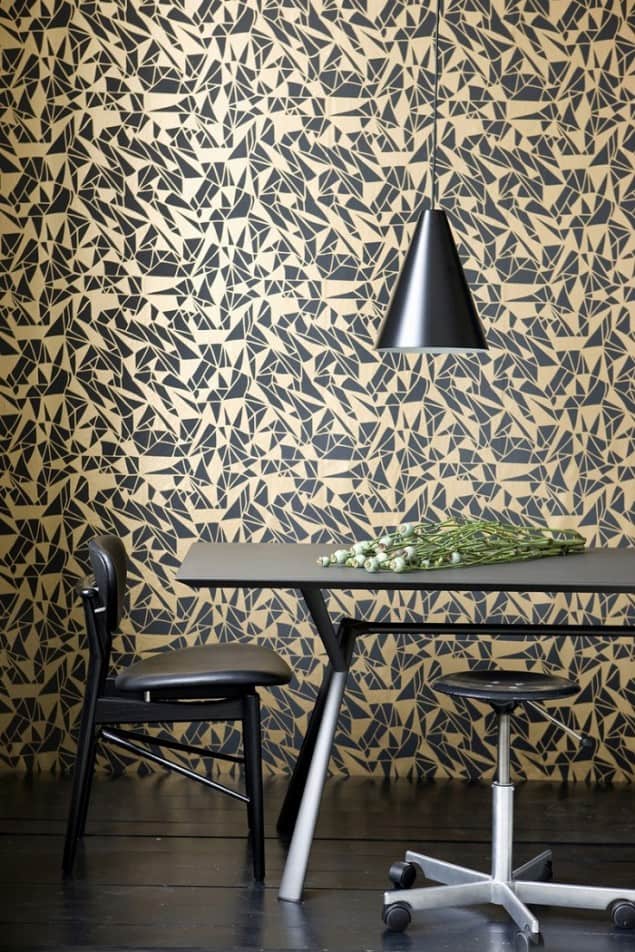 Ferm Living Geometric Wallpaper - Monroe Ferm Living Geometric Wallpaper - Monroe