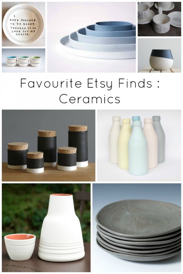 Favourite Finds from Etsy Ceramics The Design Sheppard