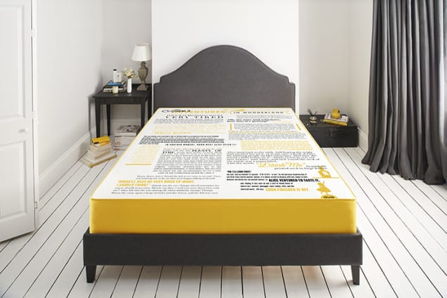 Limited Edition Eve typographic mattresses