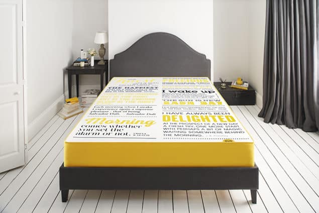 Limited Edition Eve typographic mattresses