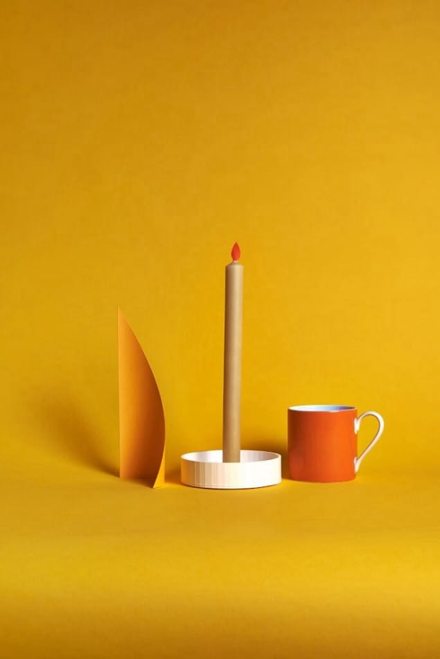 LOUIS 3-D printable Candlestick by Felix Conran