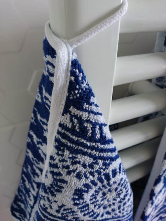 Small Bathroom refresh using Indigo Blue accessories from Sorema