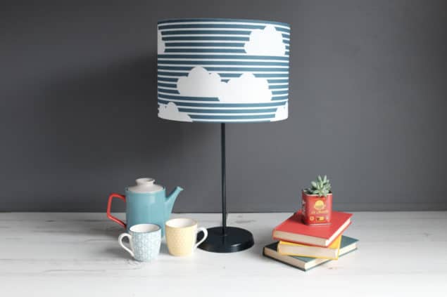 Helen Baker Home Cornish Clouds lampshade
