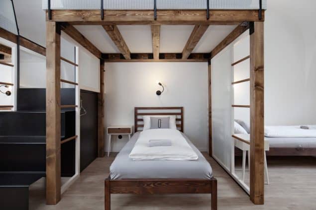 Design Hostel Long Story Short in the Czech Republic_Dormitory room_photo by Josef Kubicek