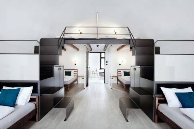 Design Hostel Long Story Short in the Czech Republic -Dormitory room - Photo by Josef Kubicek