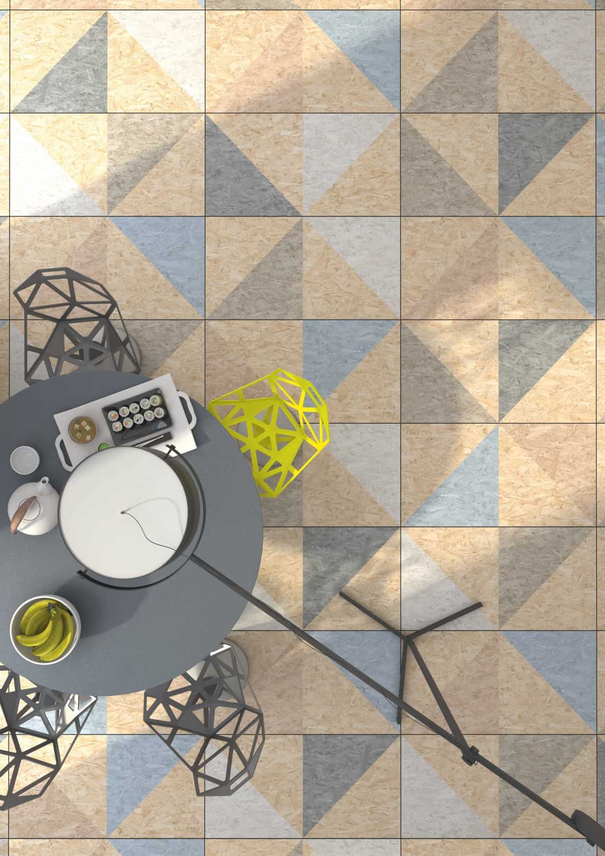 Chipboard Effect Tiles from The Baked Tile Co The Design Sheppard