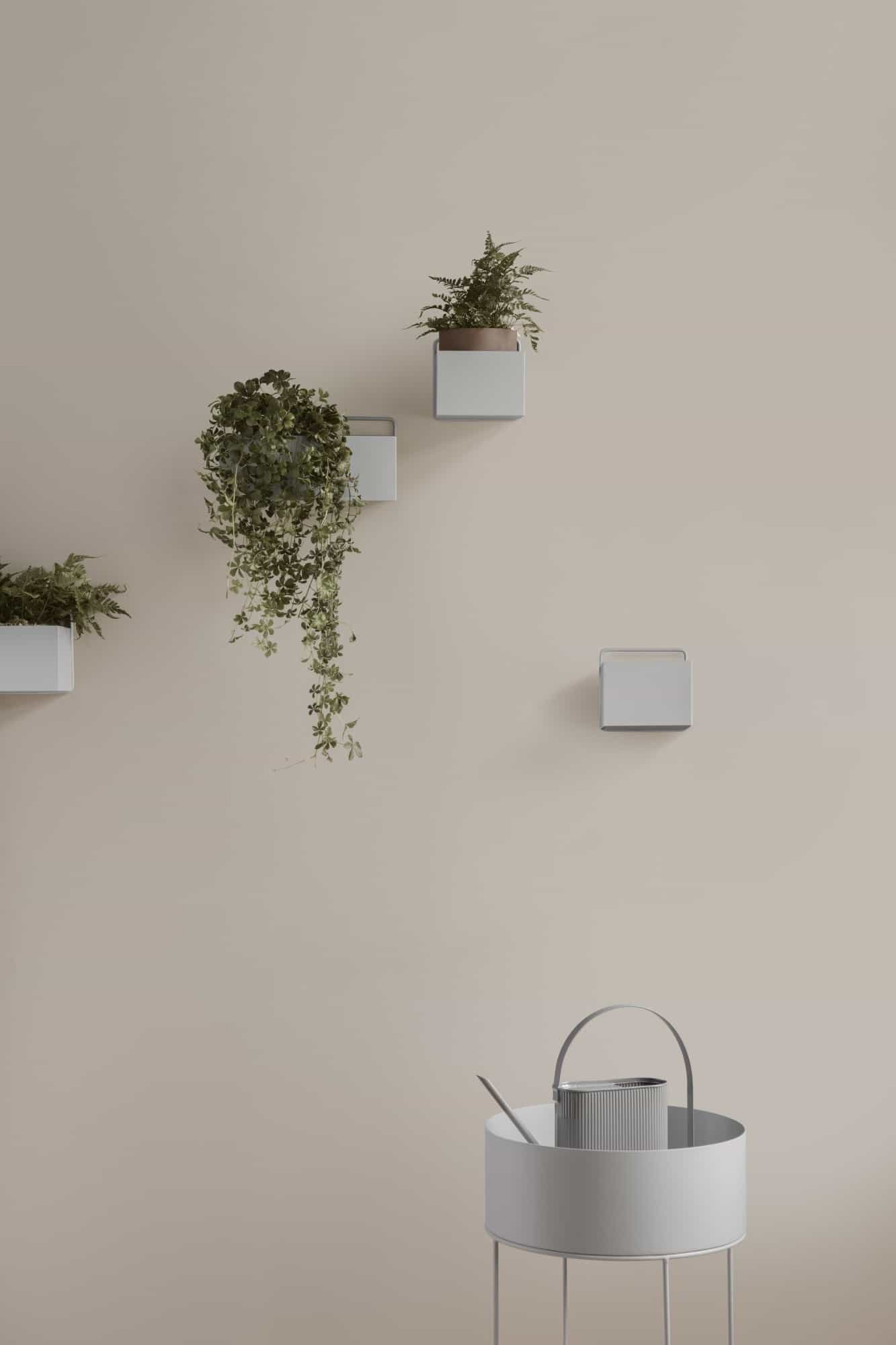 Wall Box, BAU Watering Can and Round plantbox from Ferm Living SS 2018 Collection