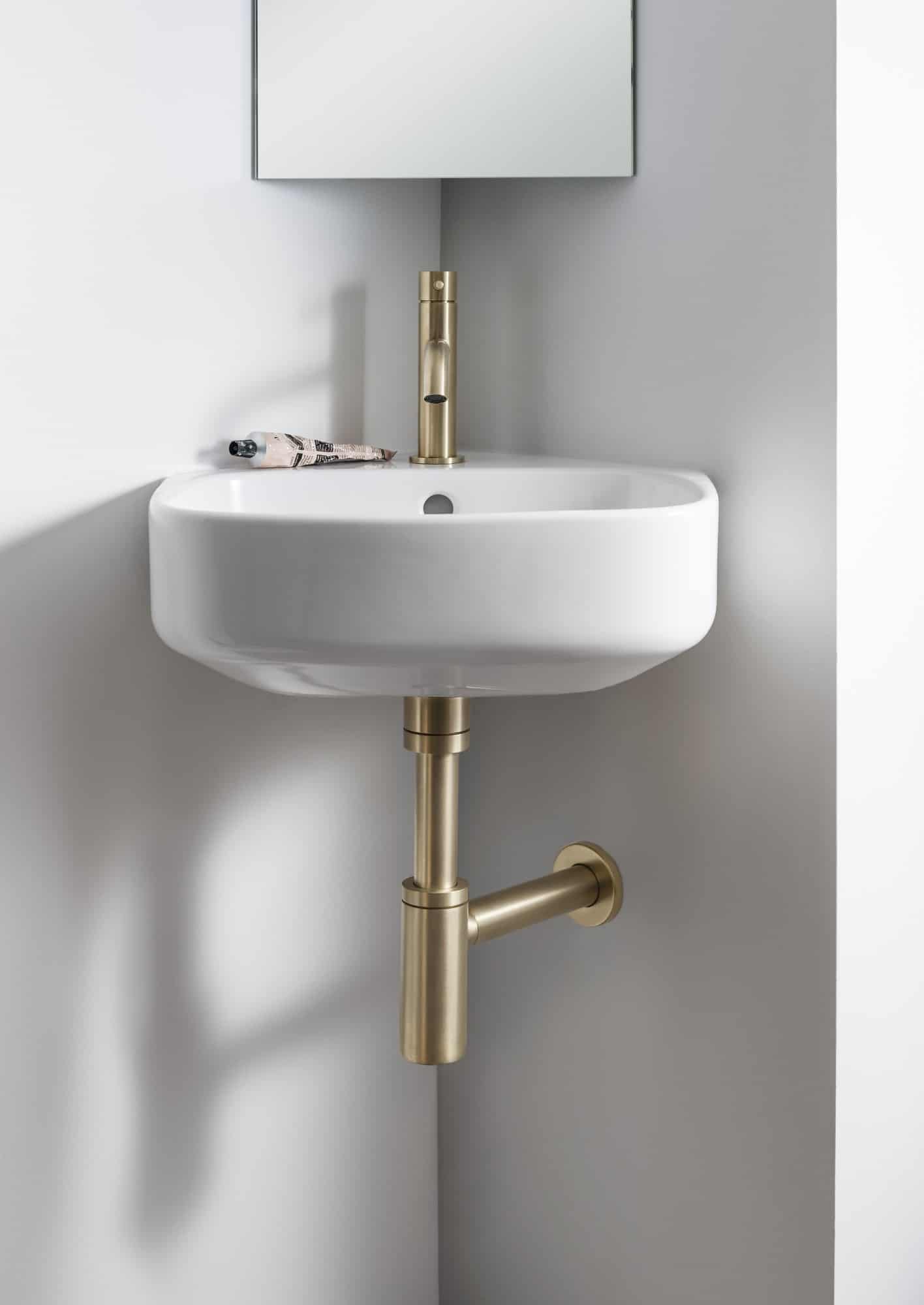 Crosswater MPRO Brushed Brass and Matt Black Brassware The Design