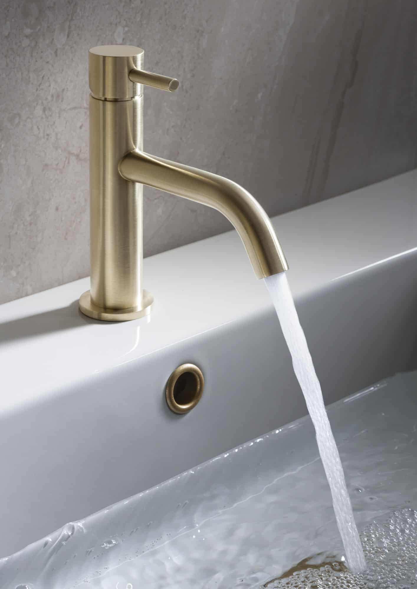 Crosswater MPRO Brushed Brass bathroom tap