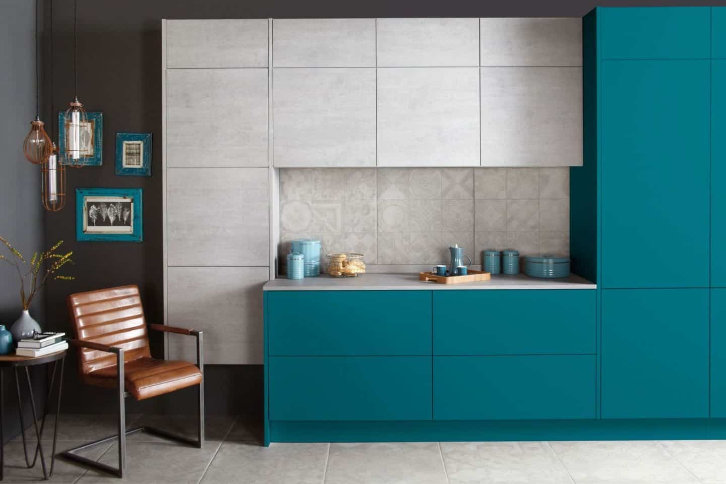 Burbidge Otto in Bespoke Painted Teal and Concrete From £7,500