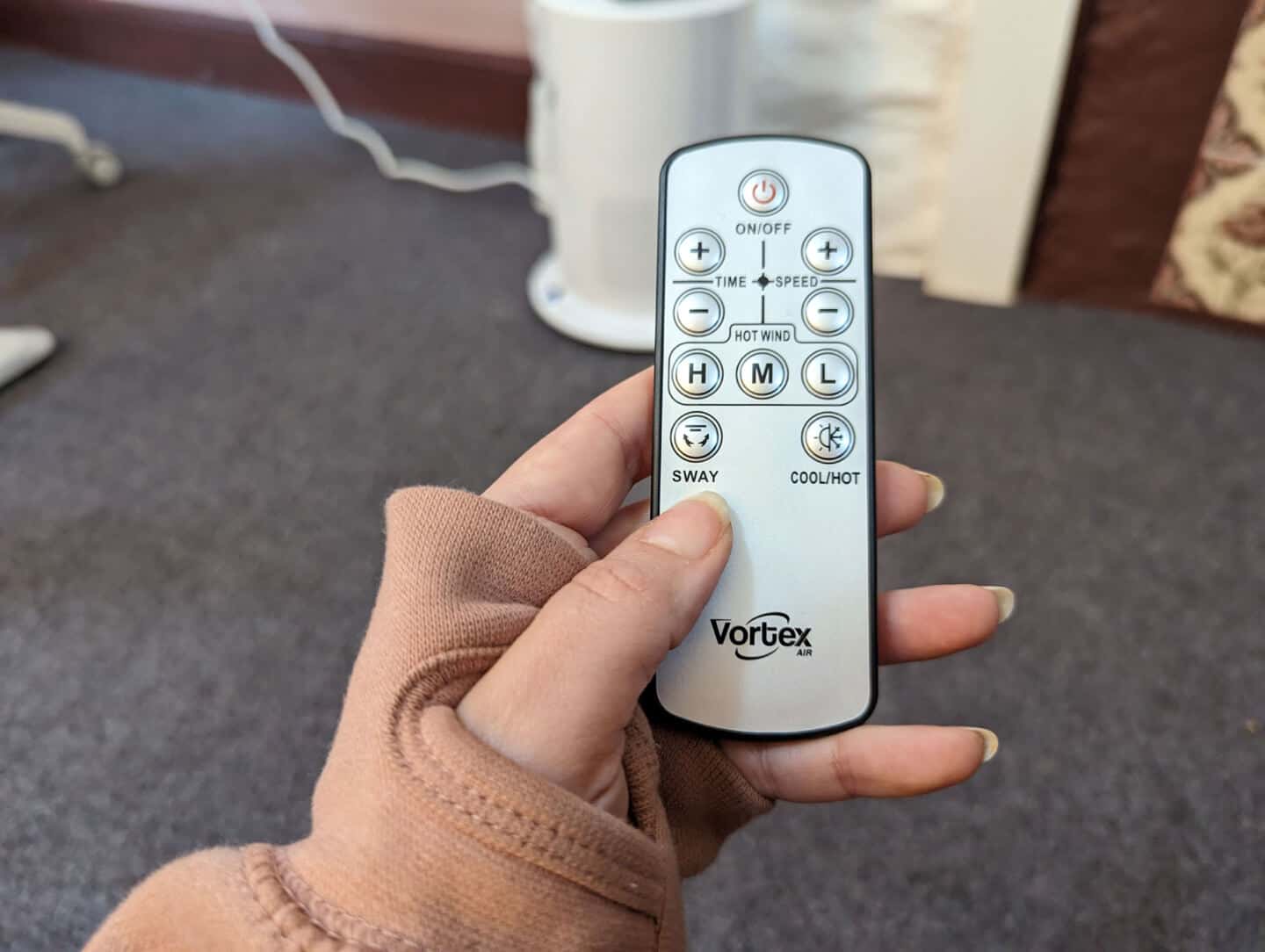 Remote control for the Vortex Air Bladeless Fan Heater